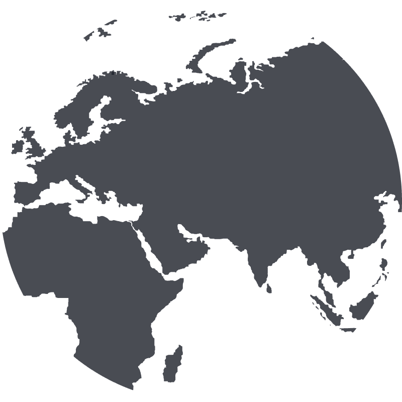 Planet representing global reach